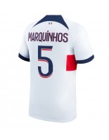 Paris Saint-Germain Marquinhos #5 Vieraspaita 2023-24 Lyhythihainen